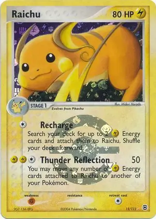 Raichu Reverse Holo