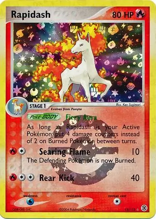 Rapidash Reverse Holo