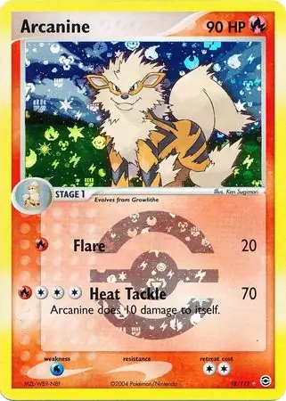 Arcanine Reverse Holo