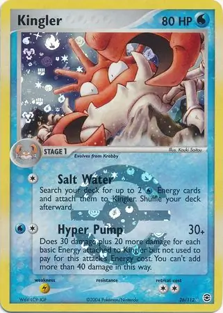 Kingler Reverse Holo