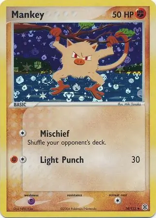 Mankey Reverse Holo