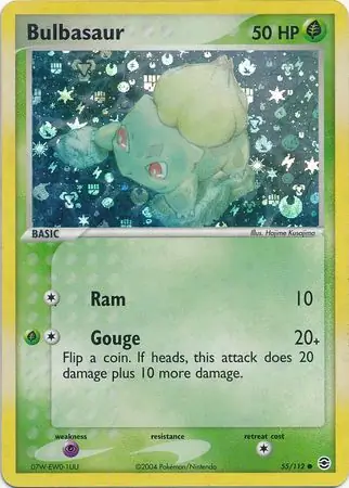 Bulbasaur Reverse Holo Pokemon card from Fire Red Leaf Green