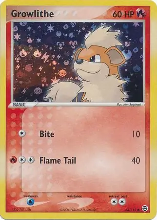Growlithe Reverse Holo