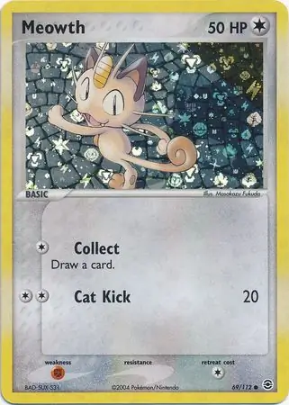 Meowth Reverse Holo