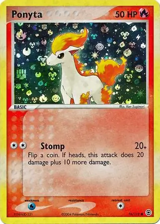 Ponyta Reverse Holo