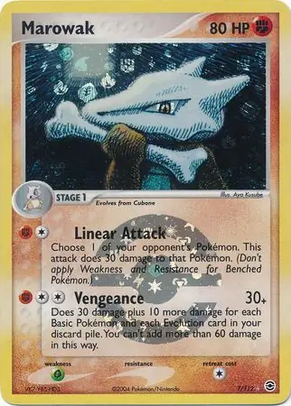 Marowak Reverse Holo