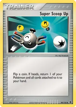 Super Scoop Up Pokemon card from Fire Red Leaf Green