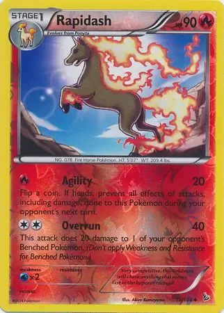 Rapidash Reverse Holo