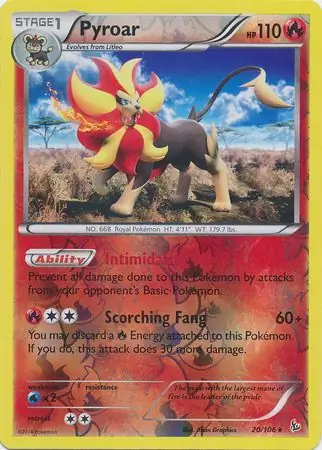 Pyroar Reverse Holo