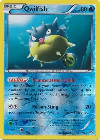 Qwilfish Reverse Holo