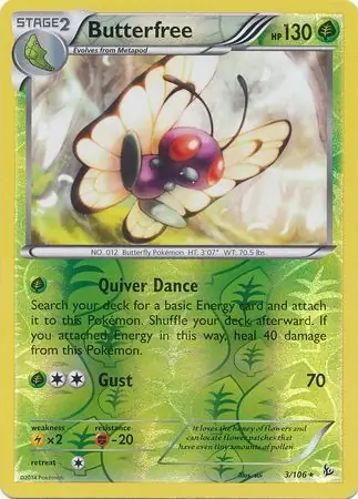Butterfree Reverse Holo