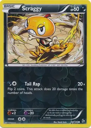 Scraggy Reverse Holo