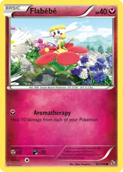 Flabebe Pokemon card from Flashfire