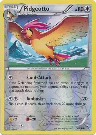 Pidgeotto Reverse Holo