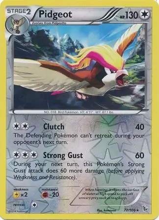 Pidgeot Reverse Holo