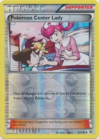 Pokemon Center Lady Reverse Holo
