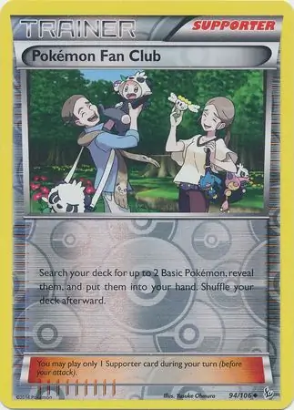 Pokemon Fan Club Reverse Holo