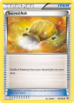 Sacred Ash Pokemon card from Flashfire