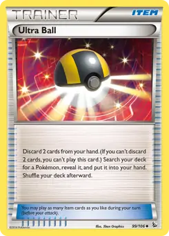 Ultra Ball Pokemon card from Flashfire