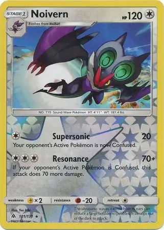 Noivern Reverse Holo Pokemon card from Forbidden Light