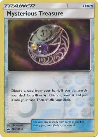 Mysterious Treasure Reverse Holo Pokemon card from Forbidden Light
