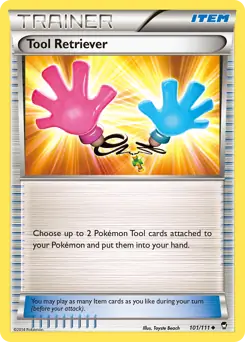 Tool Retriever Pokemon card from Furious Fists