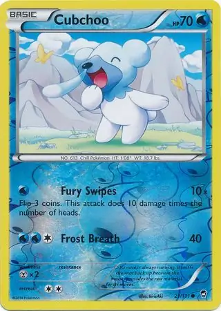 Cubchoo Reverse Holo