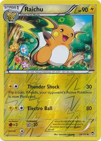 Raichu Reverse Holo