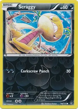 Scraggy Reverse Holo