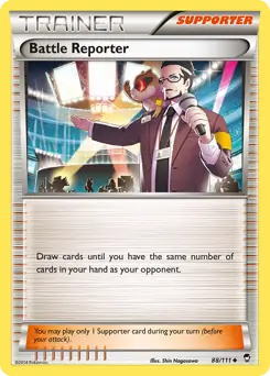 Battle Reporter Pokemon card from Furious Fists