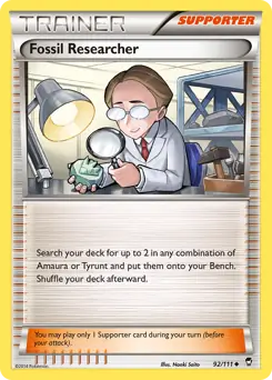 Fossil Researcher Pokemon card from Furious Fists