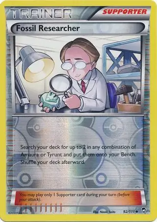 Fossil Researcher Reverse Holo