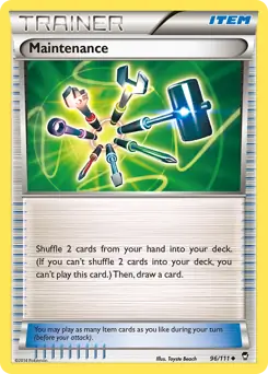 Maintenance Pokemon card from Furious Fists