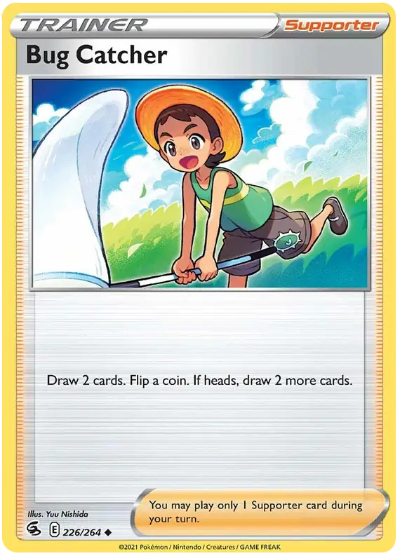 Bug Catcher Pokemon card from Fusion Strike