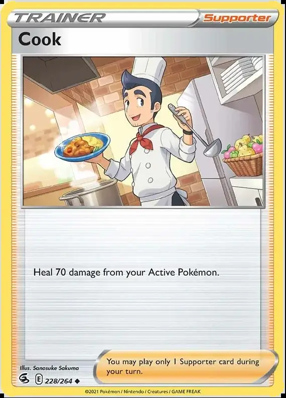 Cook Pokemon card from Fusion Strike