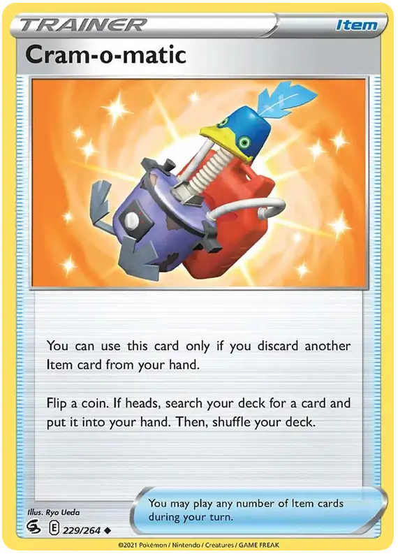 Cram-o-matic Pokemon card from Fusion Strike