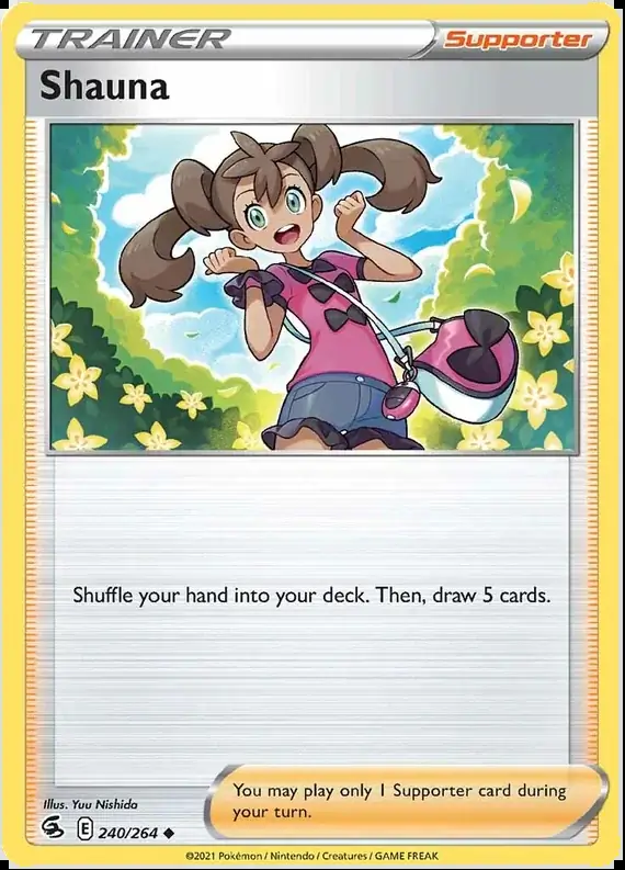 Shauna Pokemon card from Fusion Strike