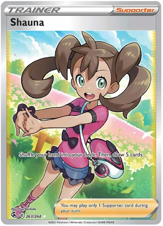 Shauna Full Art Pokemon card from Fusion Strike