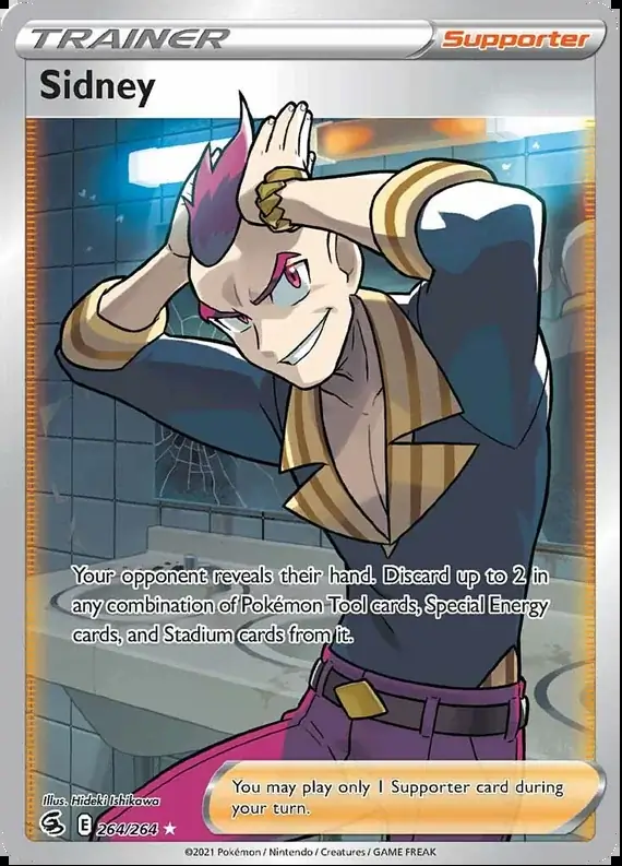 Sidney Full Art Pokemon card from Fusion Strike