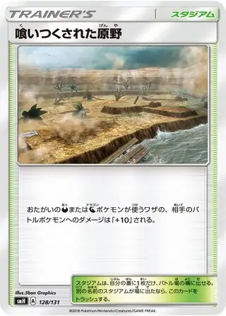 Devoured Field Pokemon card from GX Starter Decks