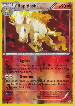 Rapidash Reverse Holo