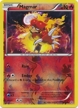 Magmar Reverse Holo