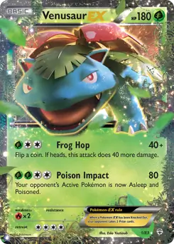 Venusaur EX Pokemon card from Generations