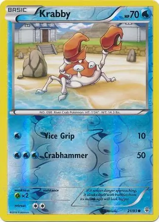 Krabby Reverse Holo