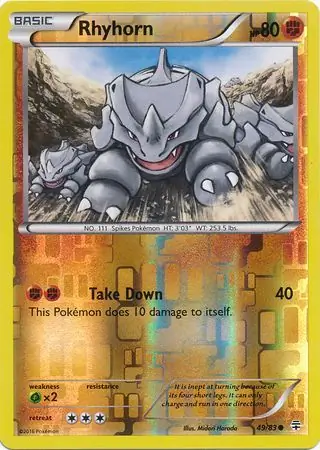 Rhyhorn Reverse Holo