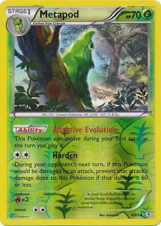 Metapod Reverse Holo