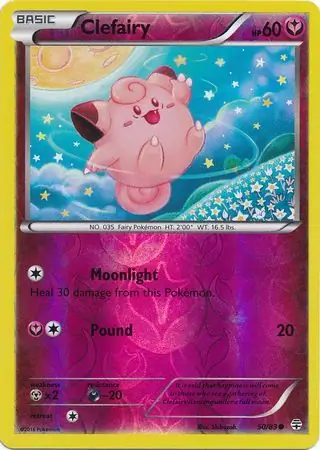 Clefairy Reverse Holo Pokemon card from Generations