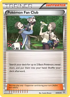 Pokemon Fan Club Pokemon card from Generations