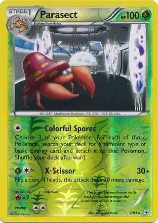 Parasect Reverse Holo