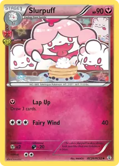 Slurpuff Pokemon card from Generations Radiant Collection